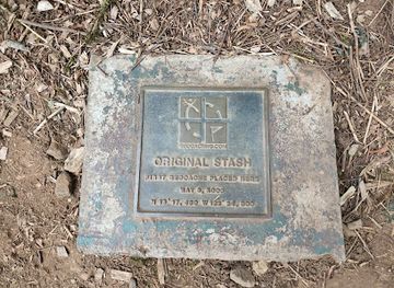 Original Geocache plaque