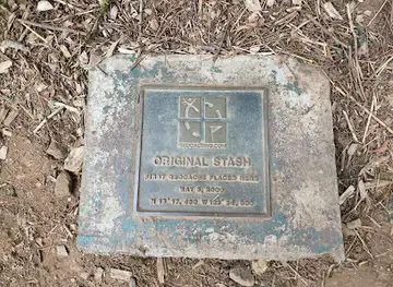 Original Geocache plaque