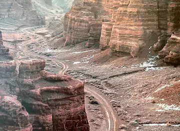 Charyn Canyon Monument Sign