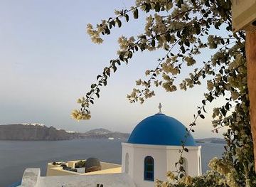 Blue Domed Church Santorini