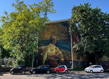 germany/essen/landmark/hauswand-gemalde-engelbertstrasse