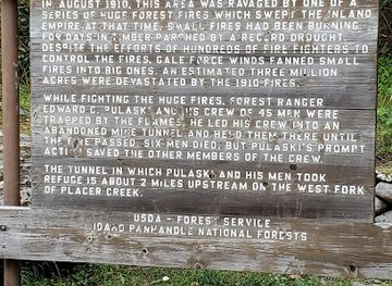 idaho/panhandle/landmark/edward-pulaski-tunnel-and-placer-creek-escape-route