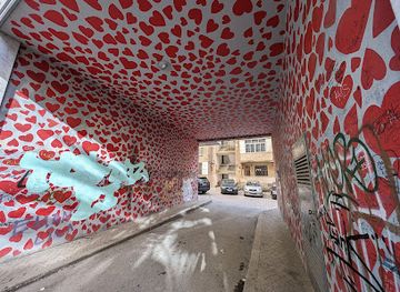 albania/tirana/blloku/landmark/heart-tunnel