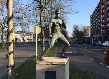 belgium/brussels/anderlecht/landmark/jean-claude-van-damme-statue