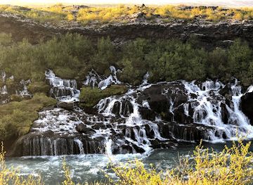 iceland/hengifoss-waterfall/landmark/hraunfossar-waterfall