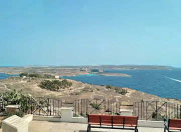 Panoramic view towards Comino Island