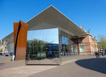 netherlands/amsterdam/museumplein/landmark/mirroring-cube