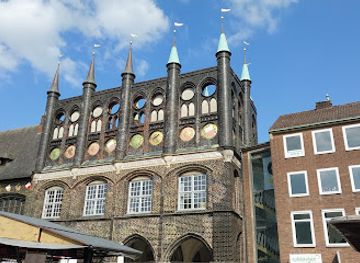 germany/lubeck/landmark/hansestadt-lubeck-bronze