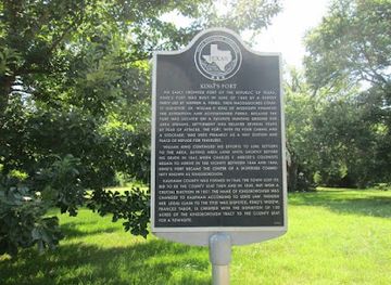 texas/north-texas/landmark/site-of-king-s-fort-texas-state-historical-marker