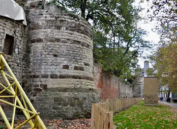 Ruins of oldest Leuven city walls