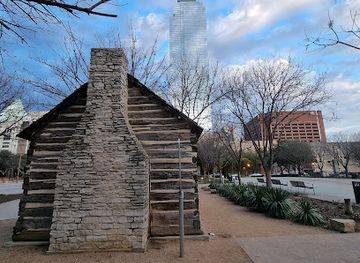 texas/dallas/landmark/log-cabin-pioneers-texas-state-historical-marker