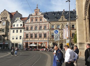 germany/erfurt/altstadt/landmark/brunnen-bremer-stadtmusikanten