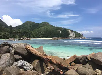 Abandoned Mahe Beach hotel