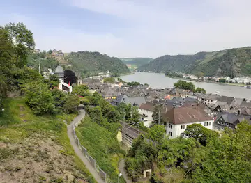 Ausblick Burg Rheinfels, Rhein, St. Goar