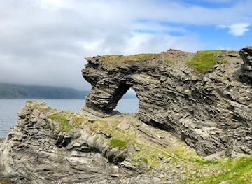 norway/finnmark/landmark/kirkeporten-in-skarsvag