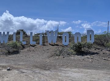 curacao/salina/landmark/williwood-sign