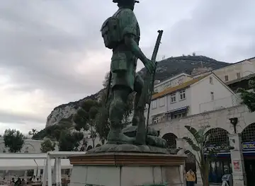 Statue of Gibralter Defence Force Soldier