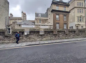 Part of the mediaeval wall of the City of Bath