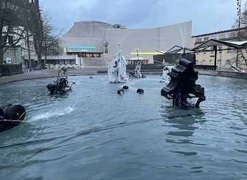 switzerland/basel/landmark/tinguely-fountain
