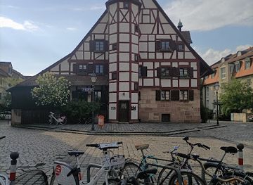 germany/nuremberg/st-johannis/landmark/crossbowmen-fountain