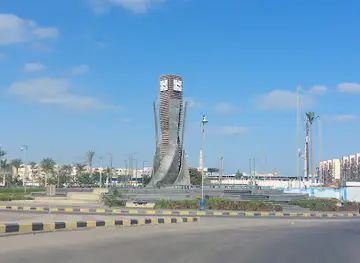 Welcome\ Goodbye Port Said statue