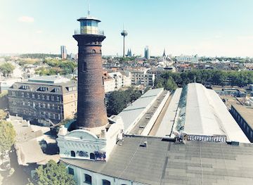 germany/cologne/ehrenfeld/landmark/helios-leuchtturm-ehrenfeld