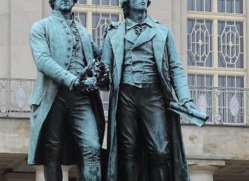 germany/erfurt/landmark/goethe-schiller-denkmal