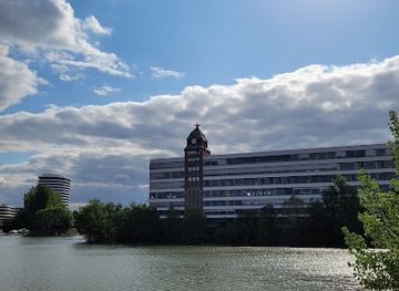 germany/dusseldorf/medienhafen/landmark/hafenuhr