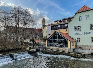 germany/erfurt/landmark/breitstrom-castle-bridge