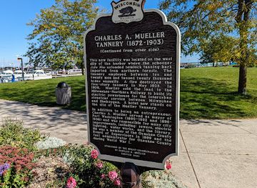 wisconsin/southwest-wisconsin/landmark/wisconsin-state-historical-marker-593-charles-a-mueller-tannery