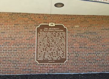 wisconsin/oshkosh/landmark/wisconsin-historical-marker-183-the-university-of-wisconsin-oshkosh