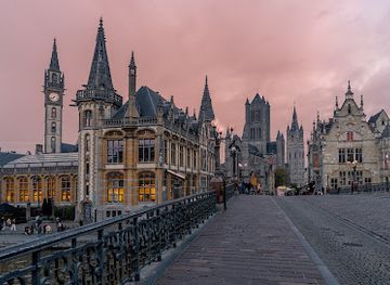 belgium/ghent/korenmarkt/landmark/saint-michael-s-bridge