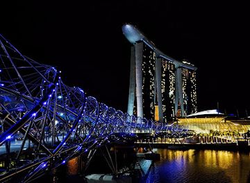 singapore/chinatown/landmark/helix-bridge
