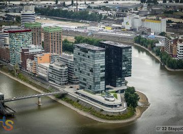 germany/dusseldorf/medienhafen/landmark/medienhafen-dusseldorf-e-v