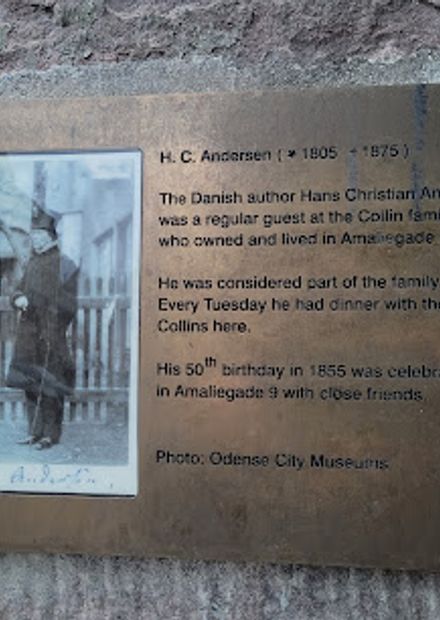 Hans Christian Andersen plaque