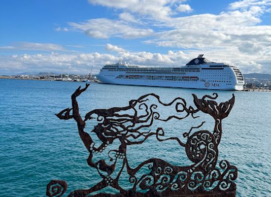 greece/heraklion/koules-fortress/landmark/mermaid-of-heraklion