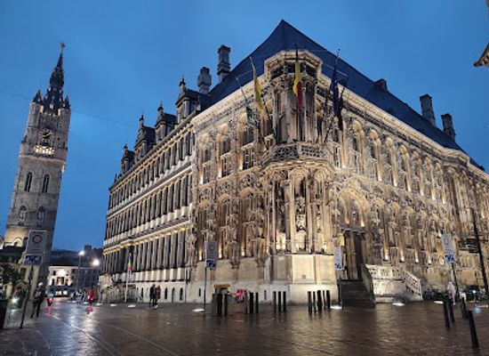 belgium/ghent/kouter/landmark/ghent-city-hall