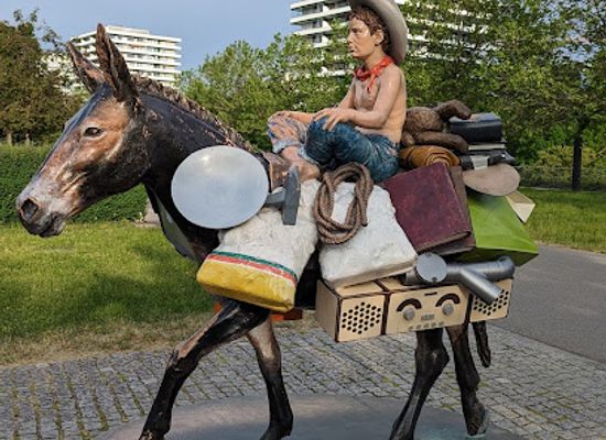 germany/munich/schwabing/landmark/cowboy