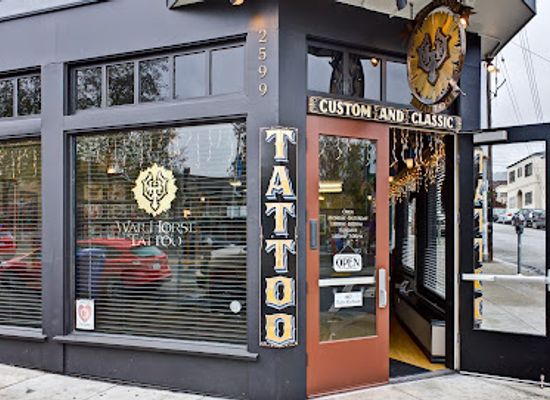 california/berkeley/telegraph-avenue/landmark/war-horse-tattoo