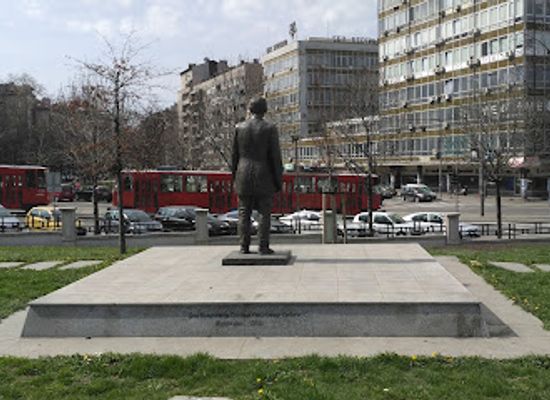 serbia/belgrade/savamala/landmark/statue-of-gavrilo-princip