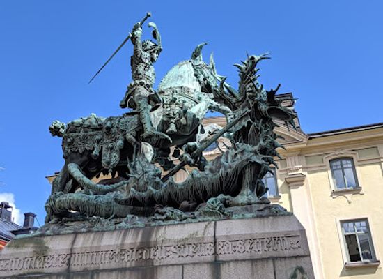 sweden/stockholm/landmark/st-george-and-the-dragon-statue