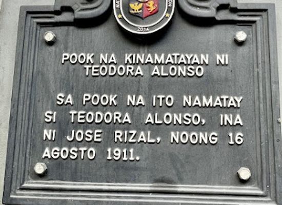 philippines/manila/landmark/dona-teodora-alonzo-death-place-historical-marker