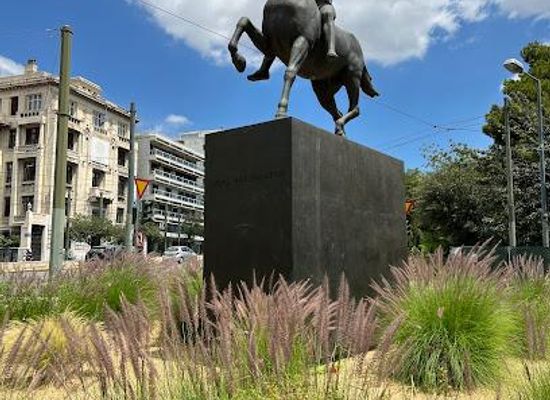 greece/saronic-gulf-islands/landmark/equestrian-statue-of-alexander-the-great