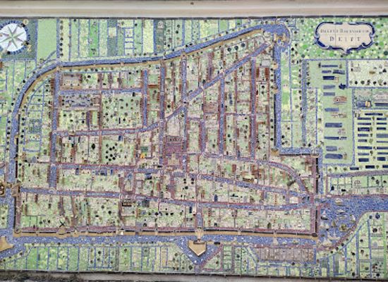 netherlands/delft/landmark/keramieken-kaart-van-delft