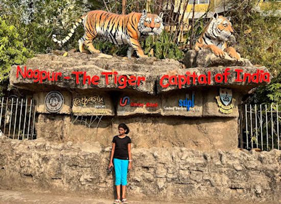 india/nagpur/landmark/nagpur-tiger-capital-of-india-statue
