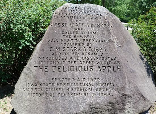 iowa/central-iowa/landmark/discovery-of-the-delicious-apple-historical-marker