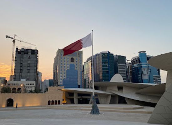 qatar/doha/landmark/qatar-flagpole