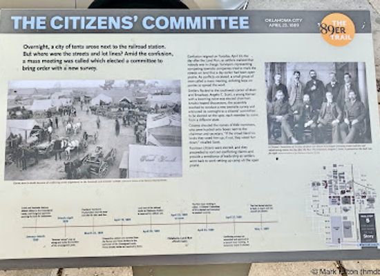 oklahoma/southwestern-oklahoma/landmark/89er-trail-historical-markers-5-and-6