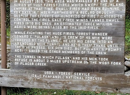idaho/panhandle/landmark/edward-pulaski-tunnel-and-placer-creek-escape-route