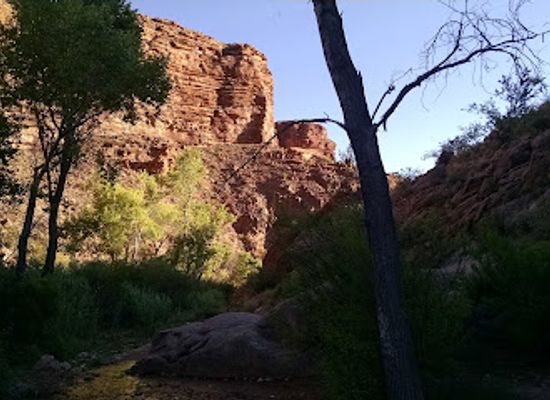 arizona/grand-canyon/landmark/garden-creek-waterfall